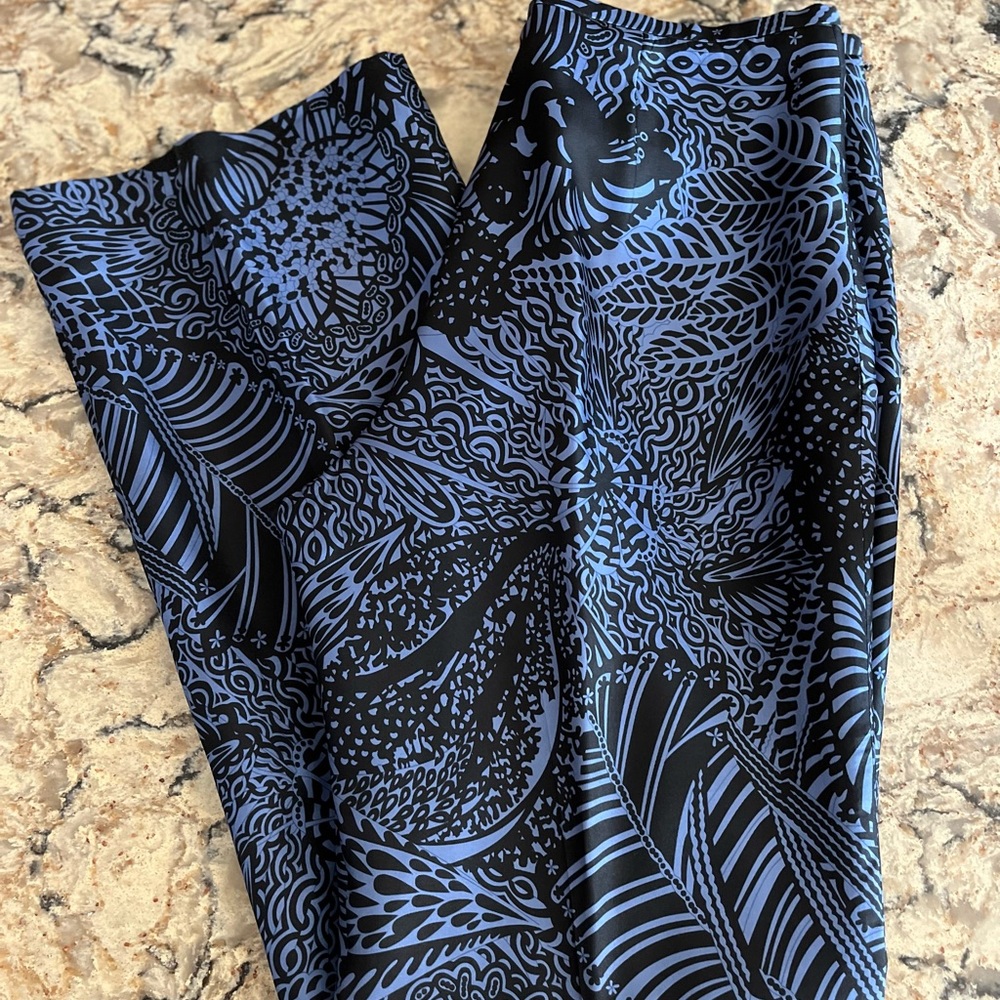A Taylor Silk Pattern Slacks - image 1
